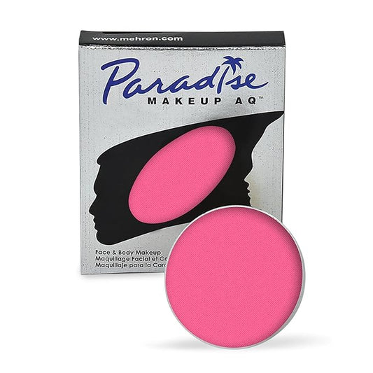 Mehron Makeup Paradise Makeup AQ Refill Size | Stage & Screen, Face & Body Painting, Cosplay, and Halloween | Water Activated Face Paint, Body Paint, Cosplay Makeup .25 oz (7 ml) (LIGHT PINK)-Velvo Beauty