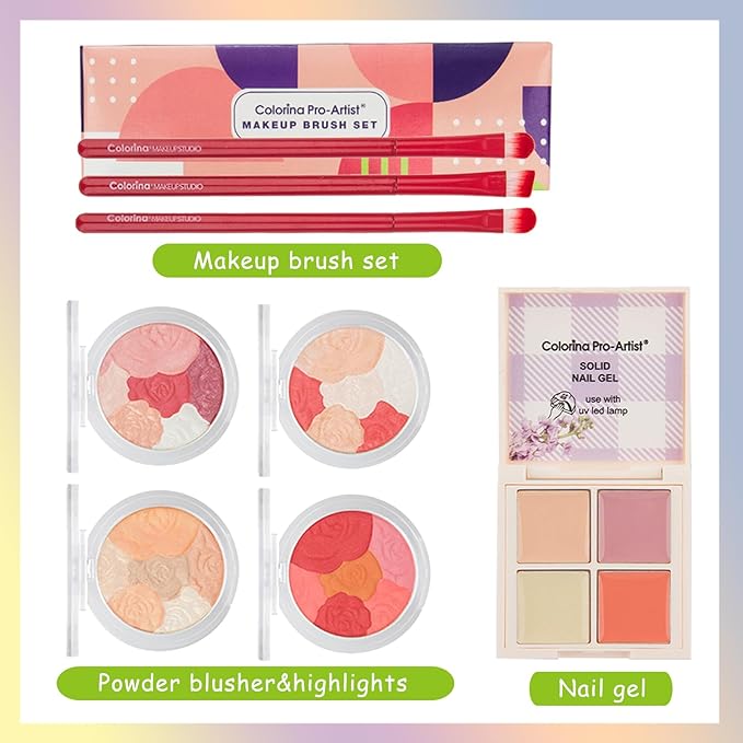 All in One Professional Makeup Kit for Women Girls Holiday Makeup Gift Sets Xmas Essential Bundle Include Eyeshadow Palette Lipstick Blush Concealer Eyeliner Mascara Brush Eyebrow Pencil-Velvo Beauty