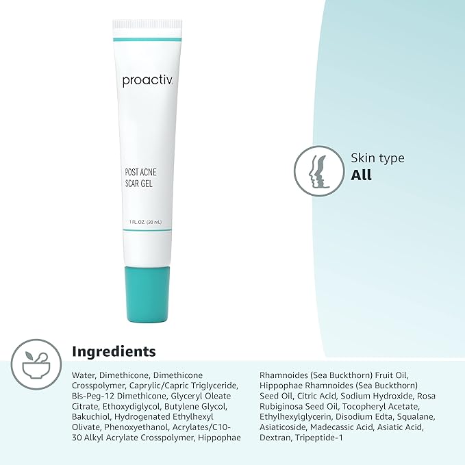 Proactiv Post Acne Scar Gel for Face with Antioxidants and vitamin E, Skin Smoothing Moisturizing - 1 oz.-Velvo Beauty