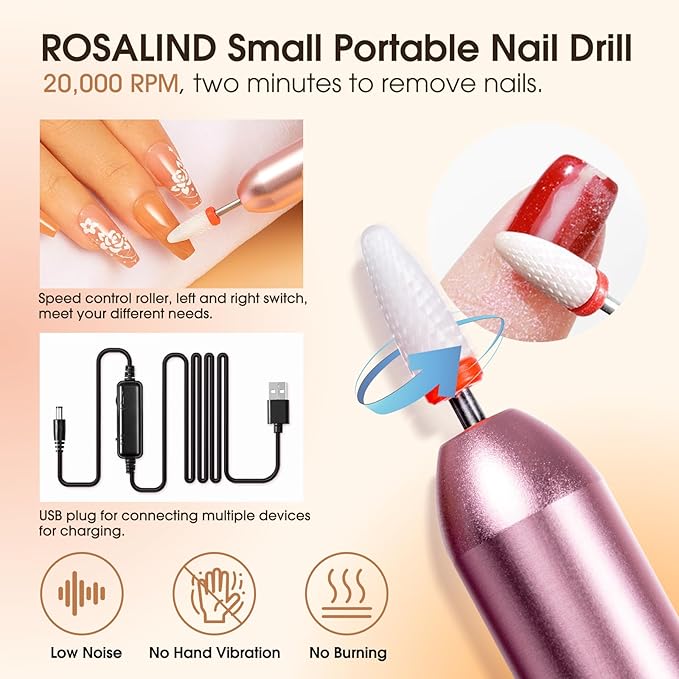 Poly Nail Gel Starter Kit -14 Colors + 75 Nail Art Accessories Kit,ROSALIND Clear Pink Nude Glitter Poly Nail Gel with Big UV Light 48W and Electric Nail Drill Starter Kit-Velvo Beauty