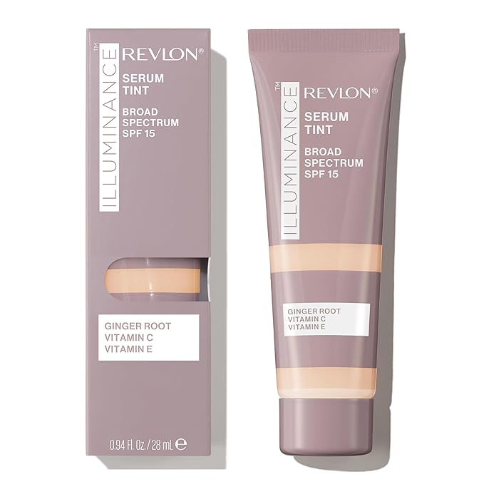 Revlon Illuminance Tinted Serum, Triple Hyaluronic Acid, Evens Out Skin Tone Over Time and Hydrates All Day, SPF 15, 201 Creamy Natural, 0.94 fl oz.-Velvo Beauty