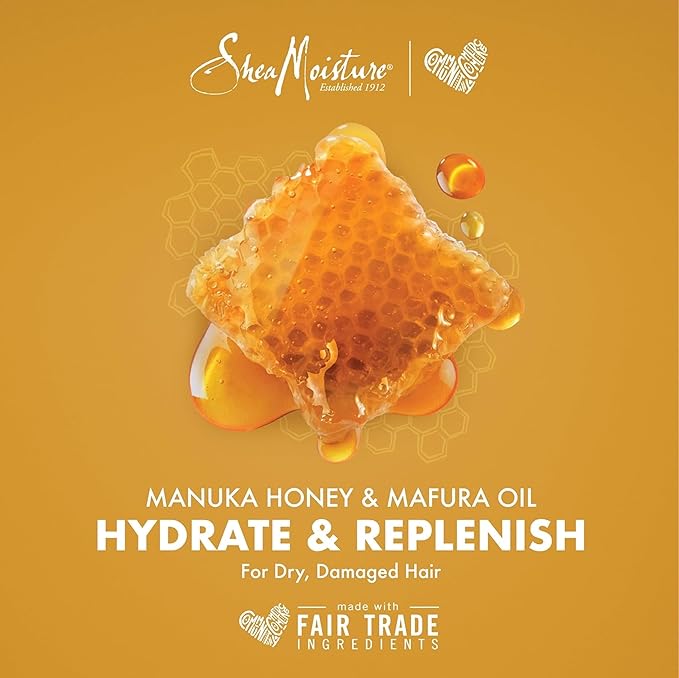 SheaMoisture Conditioner Intensive Hydration for Dry, Damaged Hair Manuka Honey and Mafura Oil to Nourish and Soften Hair 13 oz-Velvo Beauty