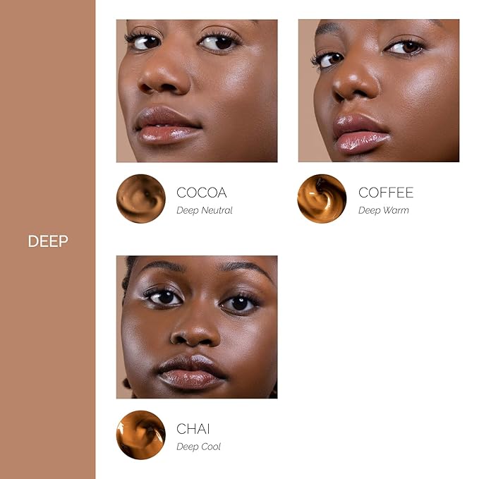 OFIR Skin Satin Medium Coverage Foundation | Buildable, Non-Creasing Finish | Vegan, Cruelty-Free, Paraben-Free Makeup | Blue Light Protection | 1 FL OZ 1 FL OZ (Cocoa - Deep Neutral)-Velvo Beauty