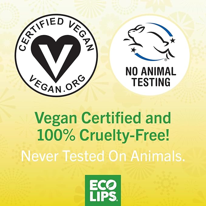 Vegan Lip Balm Lemon Lime Flavor 3 Pack - Bee Free with Candelilla Wax, Cocoa Butter & Coconut Oil Lip Care. Soothe & Moisturize Dry, Chapped Lips - 100% Plastic-Free Plant Pod Packaging - Made in USA-Velvo Beauty