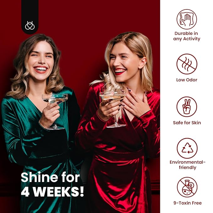 Beetles Cat Eye Gel Nail Polish Set, 6 Colors Glitter Red Pink Shiny Brown Burgundy Purple Blue Green Magnetic Effect Sparkle Stunning Nail Gel Polish Kit Soak Off UV Manicure Gifts for Women-Velvo Beauty