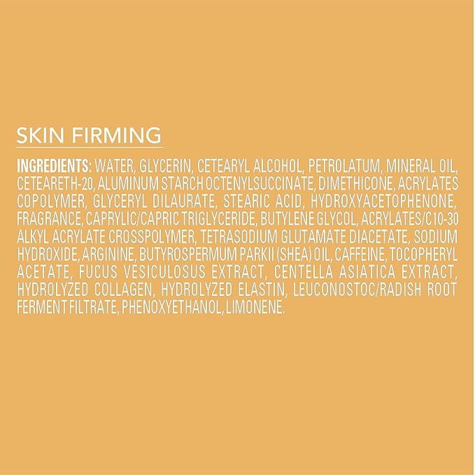 Jergens Skin Firming Body Lotion for Dry to Extra Dry Skin, Skin Tightening Cream with Collagen and Elastin, Dermatologist Tested, Hydralucence Blend Formula, 16.8 Oz, Pack of 3-Velvo Beauty