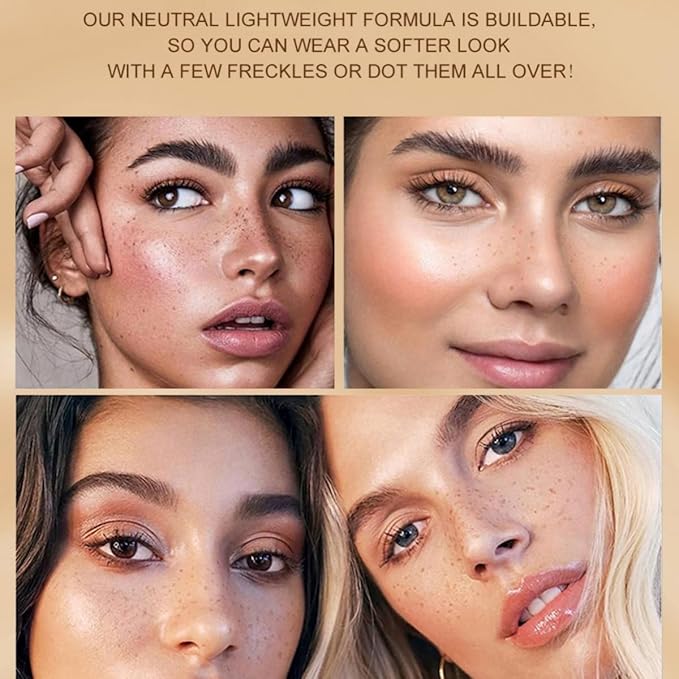 Freckle Pen Face Concealer Point Out Natural Waterproof Longlasting Freckle Makeup 2 Pcs Light Brown & Chestnut-Velvo Beauty