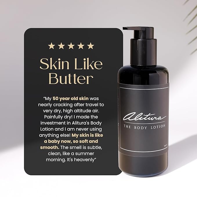 Alitura Naturals Organic Face & Body Lotion – Anti-Aging Moisturizer with Olive Oil & Acai Butter – Hydrating Cream for Dry, Sensitive & Aging Skin – For Men & Women – 200ml-Velvo Beauty