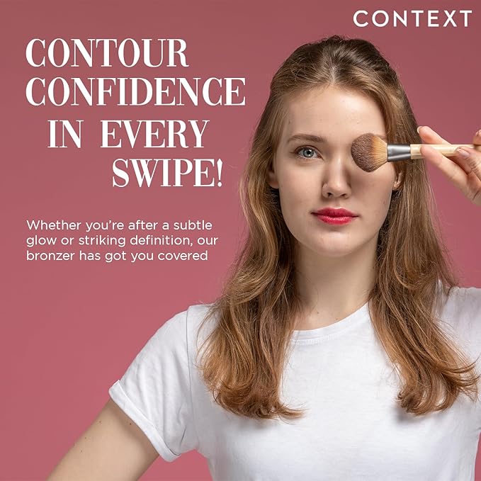 Context Skin Matte Bronzer Powder | Vegan & Cruelty-Free Powder Bronzer for Face | Sun-Kissed Makeup Finish | Long-Lasting, Buildable Coverage Skin Tones | Undisputed-Velvo Beauty