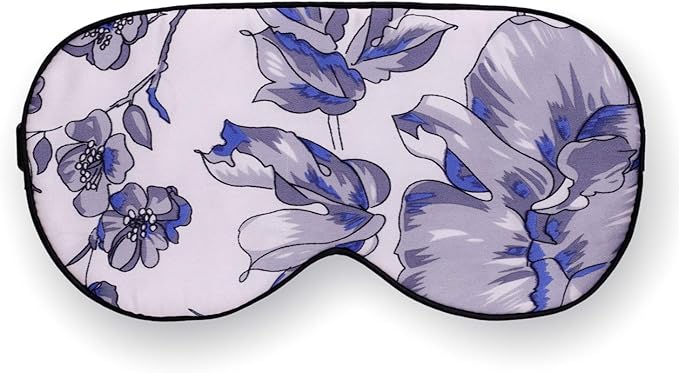 100% Pure Silk Eye Mask Sleep Eye Mask Eye Cover Eyeshade Sleeping Eye Mask Printed Colors (#11)-Velvo Beauty