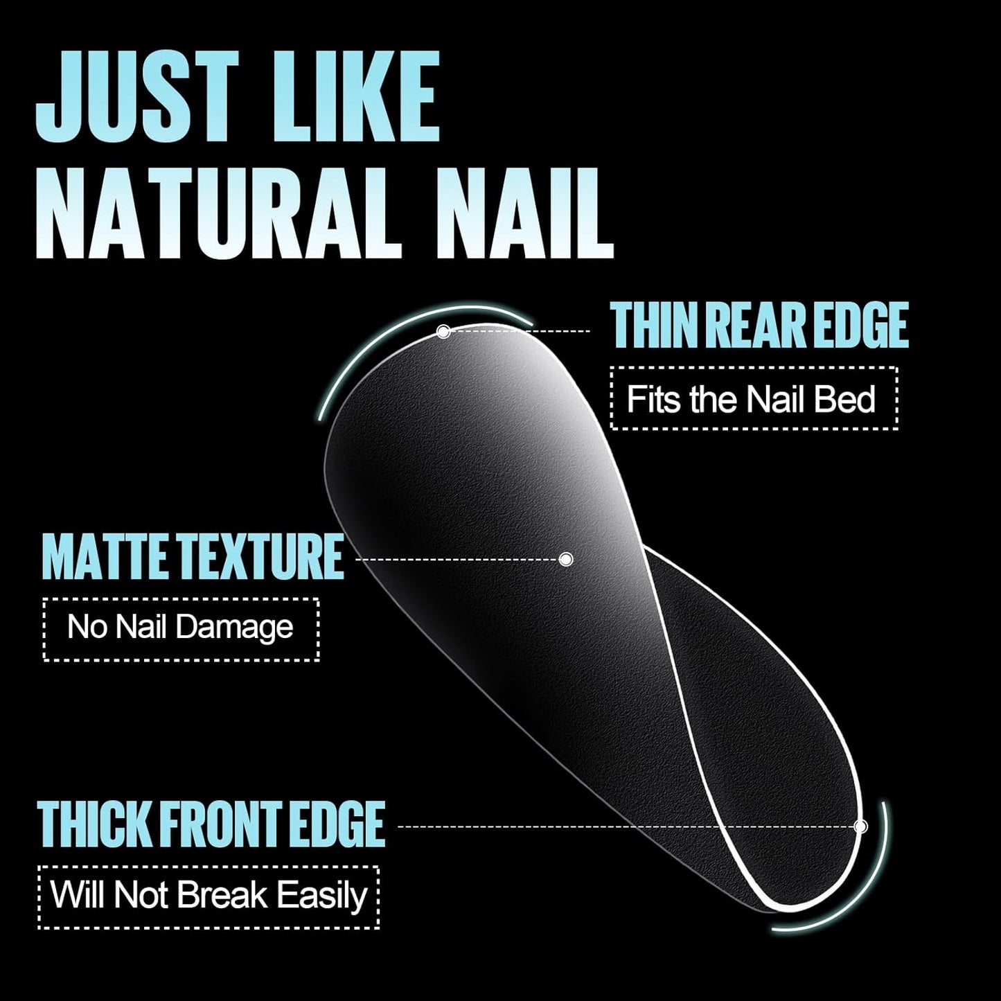 TOMICCA Extra Short Coffin Nail Tips, 360Pcs Extra Short Gel Tips Full Matte Soft Nails Tips, Fake Acrylic Coffin Nail Tips for Dip Powder Gel Polish 15 Sizes-Velvo Beauty