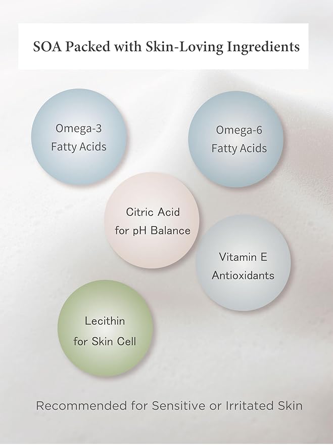 Facial Cleanse, Foaming Face Wash, Exfoliating and Hydrating Deep Skin Cleanser for Sensitive Skin-Velvo Beauty