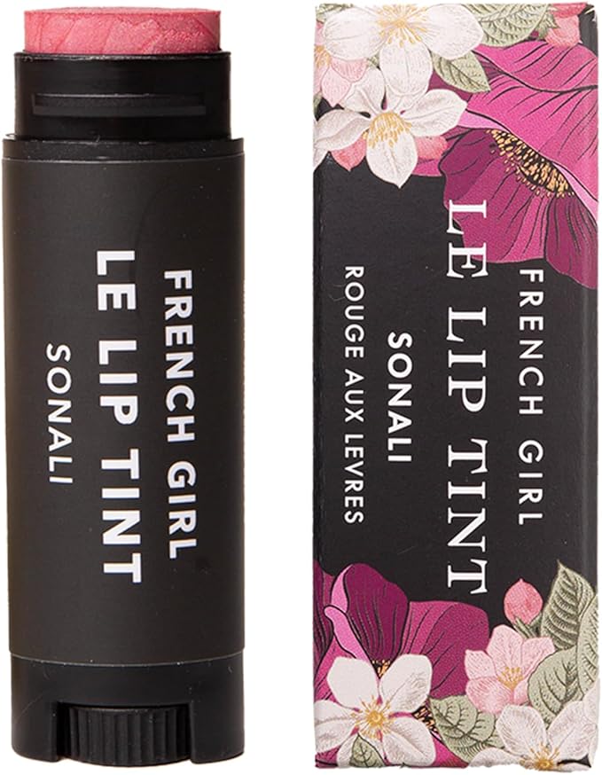 French Girl Le Lip Tint - Moisturizing & Hydrating Lip Balm for Sheer, Buildable Coverage & Shine, Clean Formula, Organic Ingredients, Vegan & Cruelty-Free-Velvo Beauty