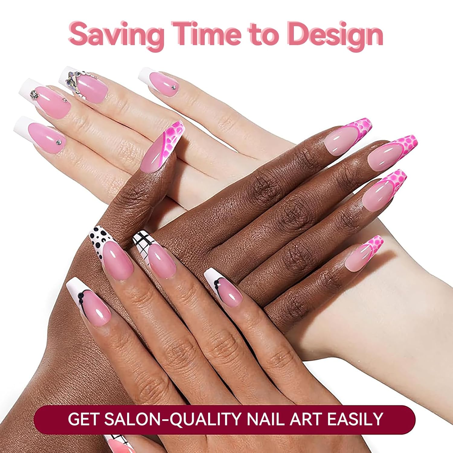 BORN PRETTY Stamping Temeplates Set,Butterfly Necklace Leopard Print Theme Nail Image Plates Nail Art Stamping Plate Manicuring DIY Printing Tools 4PCS-Velvo Beauty