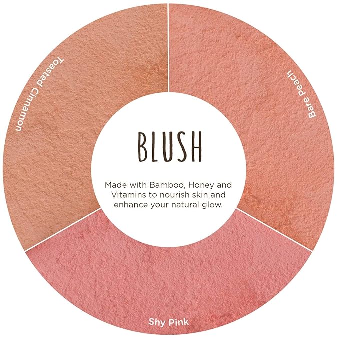 Burt's Bees 100% Natural Origin Blush with Vitamin E, Toasted Cinnamon - 0.19 Ounce-Velvo Beauty