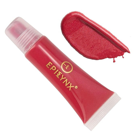 Fun Colors Vegan Lip Balm - Lightweight, Moisturizing Formula for Hydration and Long Lasting Wear - Allergen Free for Sensitive Skin - Red Strawberry EpiLynx by Dr. Liia-Velvo Beauty