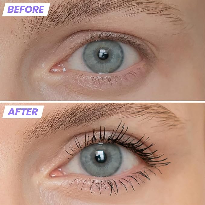Wonderskin Mascara - Black Mascara for Volume, Length, and Curl - Lengthening, Volumizing & Smudge Proof Lash Makeup-Velvo Beauty