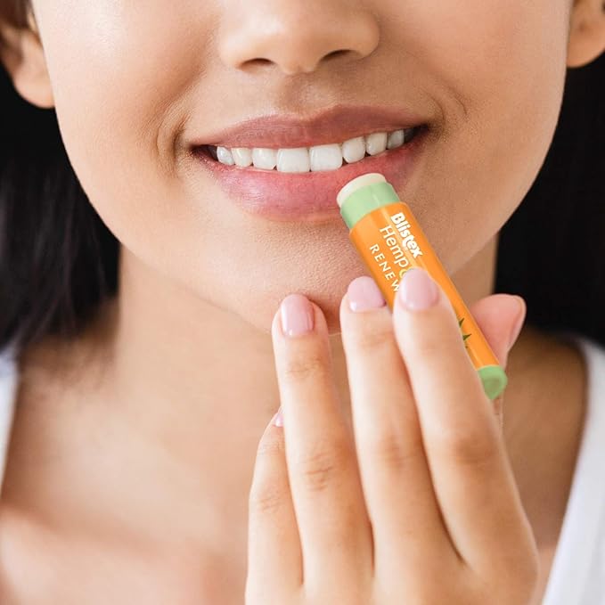 Blistex Hemp & Acai Renewal Lip Balm, 0.30 Ounce, 2 Count â€“ Raspberry Ginger & Cherry Cream, Moisturizing Lip Balm, Super Fruit Benefits, Nourishes & Conditions Lips (Pack of 3)-Velvo Beauty