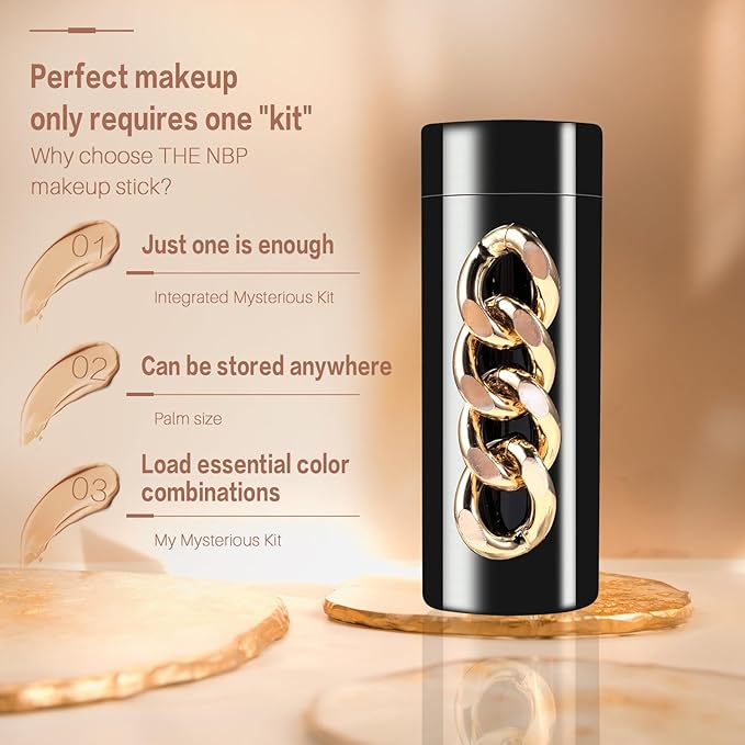 Portable Professional Makeup Kit,Mini Professional Makeup Kit Eyeshadow Palette Lip Gloss Concealer,Lipstick shape and size,7 Color-Velvo Beauty