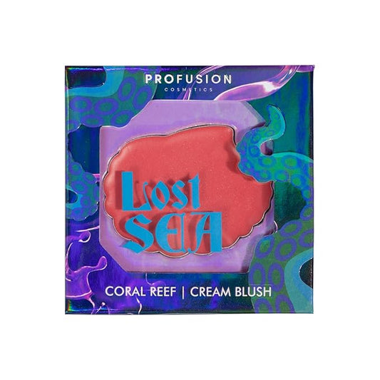 Profusion Cosmetics Sea Witch Cream Blush, Channel Your Inner Siren for Mesmerizing Look, Get Mermaid Glow and Achieve Stunning Cheek Color with Sea Witch Cream Blush (Violet Wave, 1)-Velvo Beauty