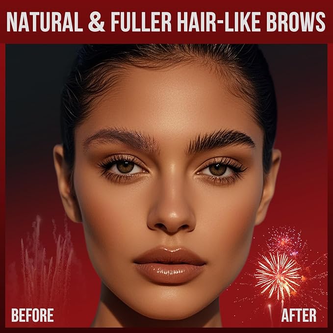 Vevivia Eyebrow Pencils for Women - Eyebrow Pen with Dual-Brush-Tip & Curved Tip for Natural Fuller-Looking Brows, Precise Hair-Like Strokes for All Brow Types, Last All-Day Brow Makeup, Black Brown-Velvo Beauty