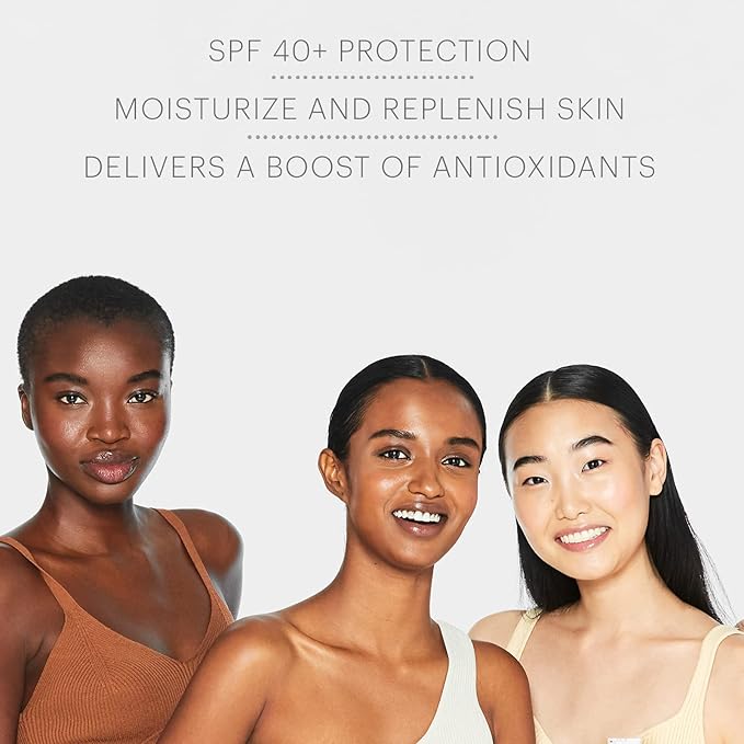 Glo Skin Beauty Oil Free SPF 40+ Hyaluronic Acid Infused All Mineral Sunscreen - Protect Against Sun Damage & Aging Environmental Skin Stressors - Weightless, Invisible Finish-Velvo Beauty