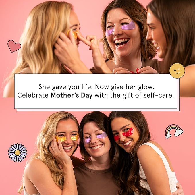 grace & stella Retinol Under Eye Patches for Puffy Eyes and Dark Circles - Restoring Gel Under Eye Masks with Hyaluronic Acid - Vegan Cruelty-Free Skincare - Birthday Gifts for Women (Purple, 6 Pairs)-Velvo Beauty