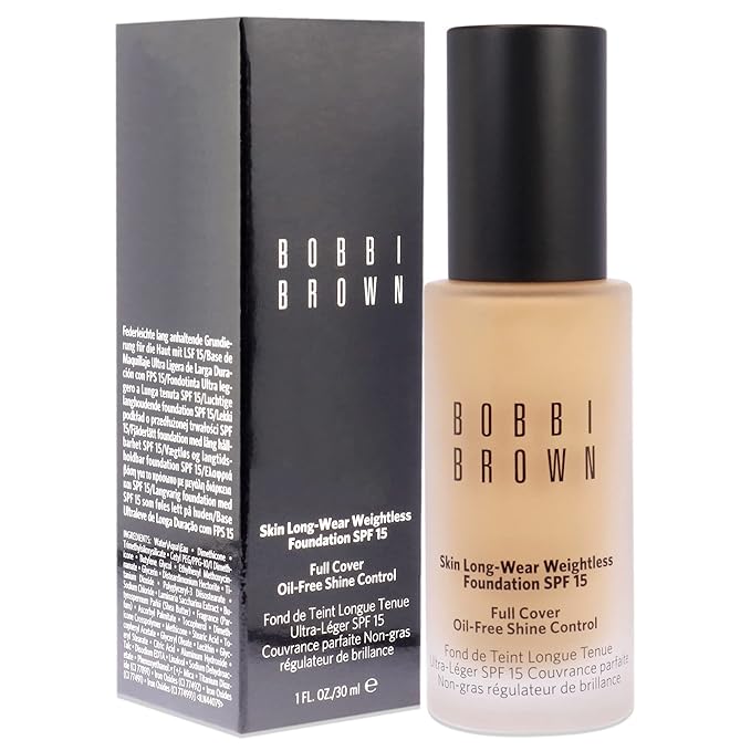 Bobbi Brown Skin Long-Wear Weightless Foundation SPF 15 - Warm Honey Women Foundation 1 oz-Velvo Beauty