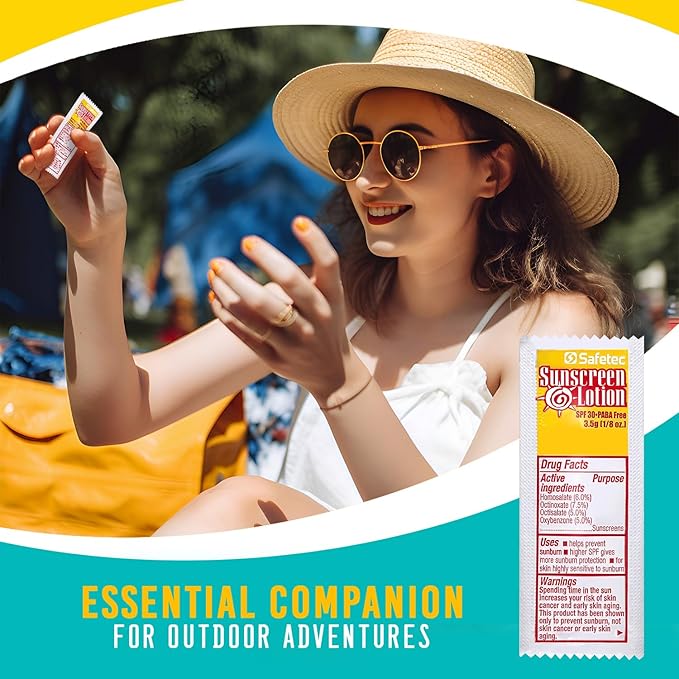 Sunscreen Lotion, SPF30 Protection and PABA Free, Individual Packets of Sunscreens (Pack of 1000) – Travel Size Sun Screen for Outdoors, Bundled with reclosable Homesphere bag-Velvo Beauty