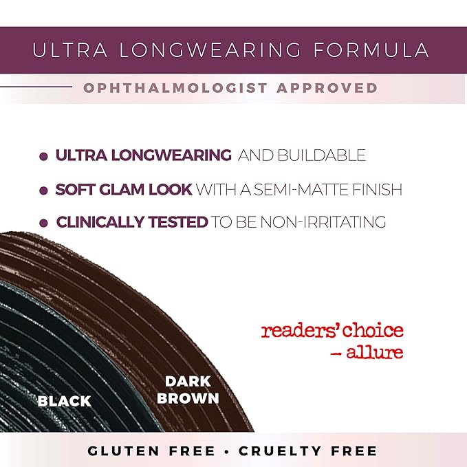 Blinc Amplified Tubing Mascara, Ultra-Longwearing Washable Mascara, Soft-Glam Volumizing, Lengthening and Defining Mascara, Gluten-Free and Cruelty-Free, 9mL / 0.30 Fl. OZ-Velvo Beauty