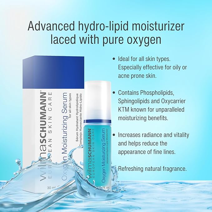 Oxygen Moisturizing Serum for Face, Hydrating Facial Serum, 1 oz-Velvo Beauty