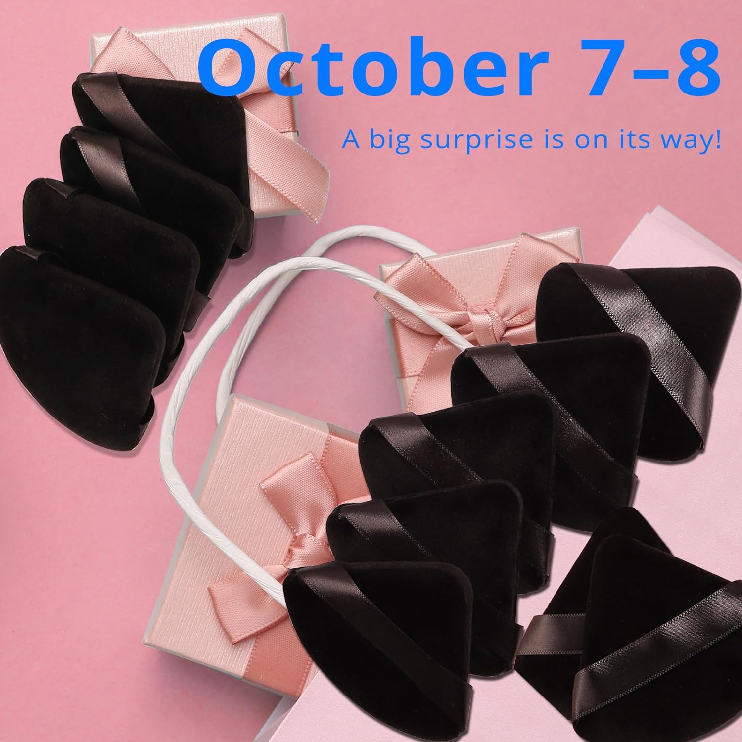 BEAKEY 12pcs Powder Puffs for Face Powder Triangle Powder Puff for Loose and Cosmetic Foundation, Makeup Puff for Contouring, Cloud Kiss Beauty Makeup Tools-Velvo Beauty