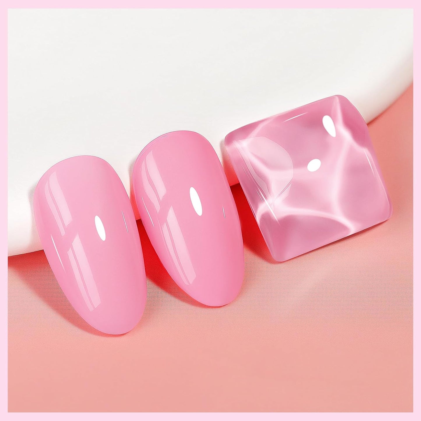 Nail Polish Light Pink Quick Dry Nail Lacquer Sheer Color, Regular Barbie Pink Fast Dry Fingernail Polish Bulk Non Gel Long-Lasting DIY Salon Gift For Women-Velvo Beauty