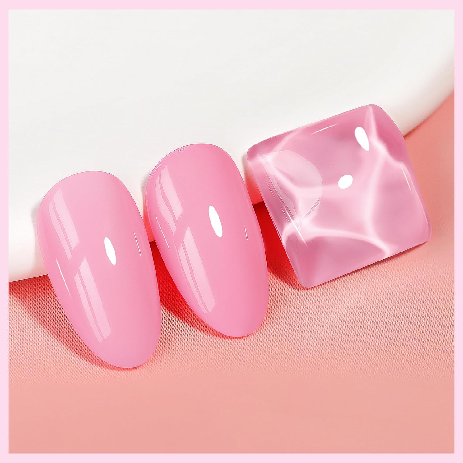 Nail Polish Light Pink Quick Dry Nail Lacquer Sheer Color, Regular Barbie Pink Fast Dry Fingernail Polish Bulk Non Gel Long-Lasting DIY Salon Gift For Women-Velvo Beauty
