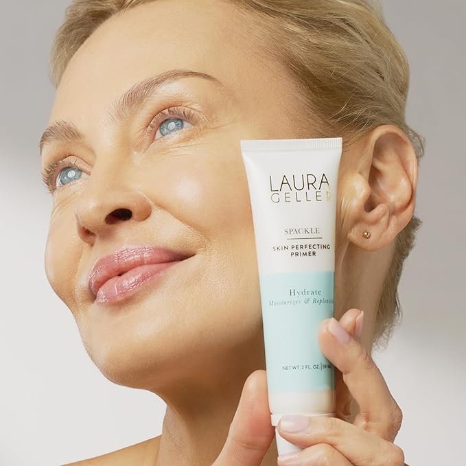 LAURA GELLER NEW YORK Spackle Duo: Spackle Super-Size Skin Perfecting Makeup Primer - Hydrate + Champagne Glow-Velvo Beauty