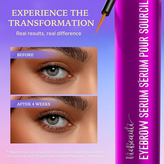 VieBeauti Lash Serum for Eyelash Growth: Eyelash Growth Serum with Advanced Formula to Boost Longer Fuller and Thicker Looking Lashes - Vegan & Cruelty-Free for Sensitive Eyes 3mL-Velvo Beauty