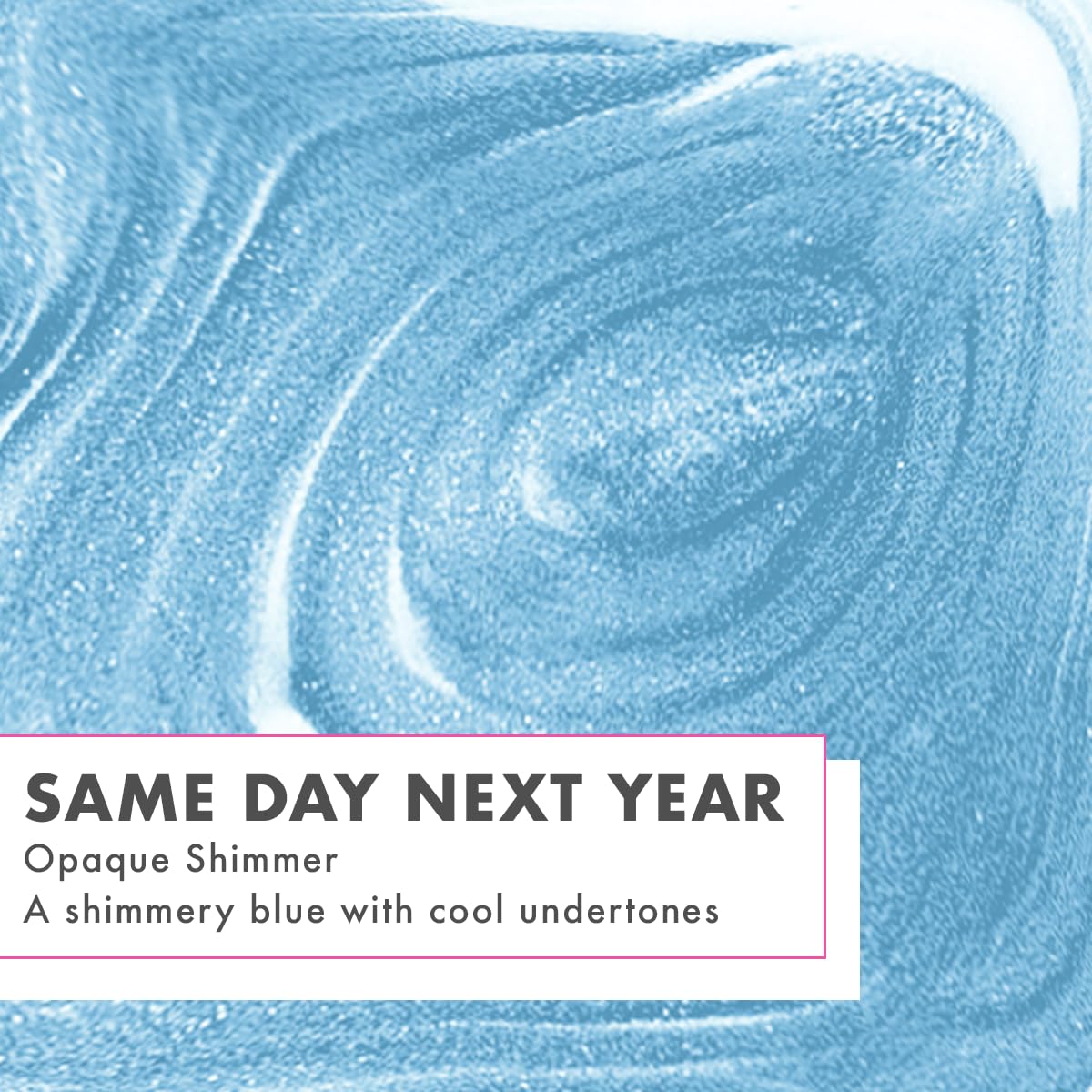 Olive & June Long Lasting Nail Polish | Gel-Like Finish No Lamp Needed | Lasts up to 10 days | Salon-Quality at Home | 15-Free Vegan Cruelty-Free Chip-Resistant Shine |Same Day Next Year Shimmery Blue-Velvo Beauty