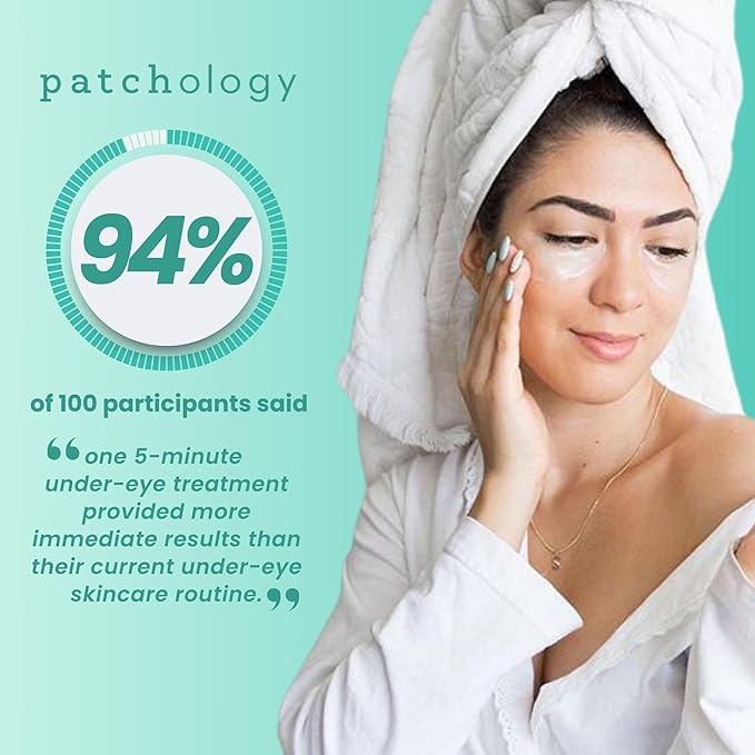 Patchology Rejuvenating Under Eye Gels - Hydrating Eye Mask w/Caffeine & Collagen - Under Eye Patches For Dark Circles - Puffy Eyes Care, minimize Puffiness & Wrinkles Reducer (15 Pairs)-Velvo Beauty