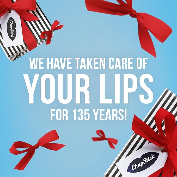 ChapStick Classic Medicated Lip Balm Tubes, Chapped Lips Treatment and Skin Protectant - 0.15x12 Oz-Velvo Beauty