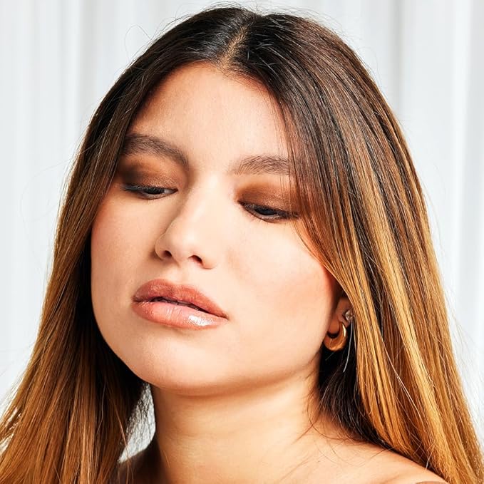 Palladio Waterproof Eyeshadow Stick with Blending Sponge, Long Lasting & Effortless Application, Smudge Free & Crease Proof Formula, Matte & Shimmer Shades, Buildable Eye Shadow (Chocolate Shimmer)-Velvo Beauty