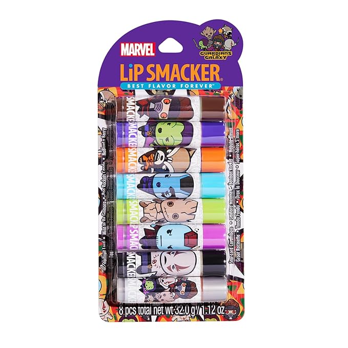 Lip Smacker Marvel, Guardians of the Galaxy, party pack, lip balm for kids - Guardians of the Galaxy-Velvo Beauty