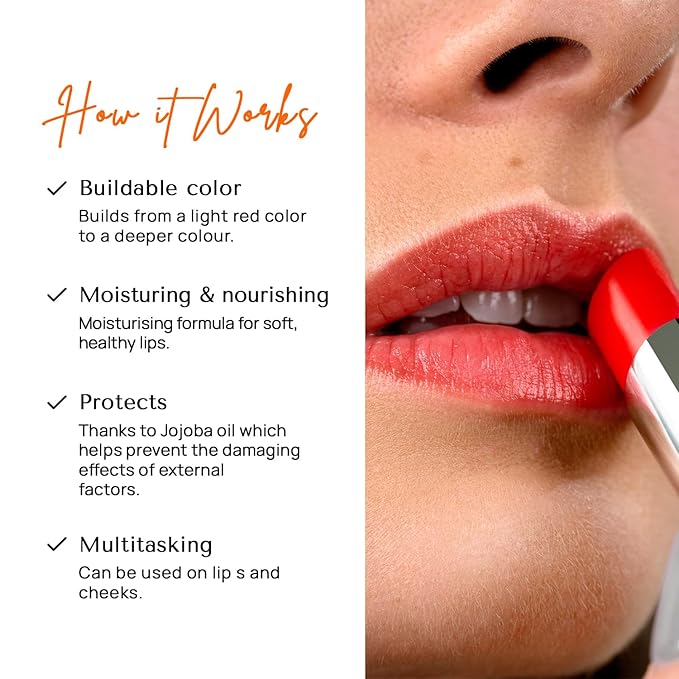 Cosmetics Baume Tabou Tinted Lip Balm, Red-Velvo Beauty