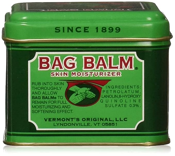 Bag Balm Skin Moisturizer with Lanolin for Chapped Lips, Dry Skin and More | 4oz Tin-Velvo Beauty