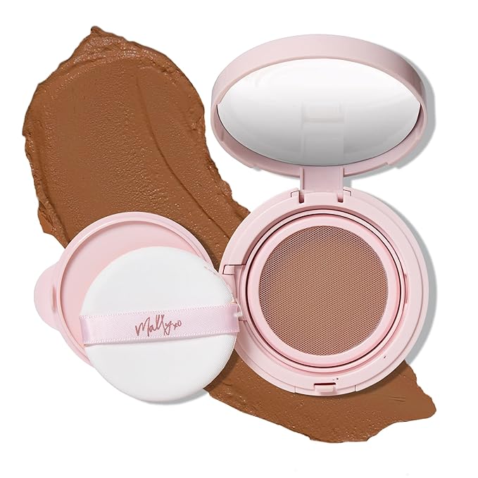 Mally Beauty Flawless Finish Transforming Effect Foundation - Deep - Full Coverage Cream Foundation - Breathable & Lightweight - Hydrating Formula with Vitamin E - Satin Finish-Velvo Beauty