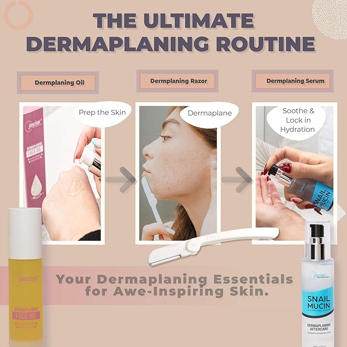 Dermaplaning Tool (9 Count) – Easy to Use Dermaplane Razor for Face – Precision Facial Razor for Eyebrows & Peach Fuzz - Gentle Exfoliating Shaver for Smooth, Radiant Skin-Velvo Beauty