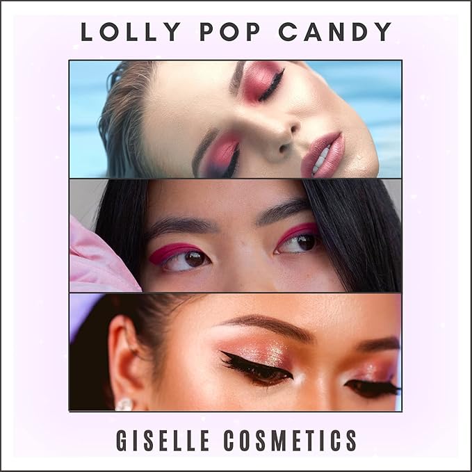 Loose Mineral Eyeshadow and Contouring Palette - Lolly Pop Candy 8 Shade Set-Velvo Beauty