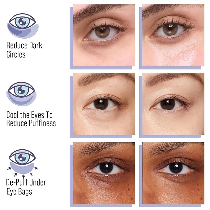 SIRIUS'LY BRIGHT Under Eye Patches 28 Pairs, Reduce Dark Circles Puffiness Bags, Rejuvenate Eye Mask, Eye Gel Pads with Caffeine Boost, Hyaluronic acid, Iris Moss Extract, Gifts for Women and Men-Velvo Beauty