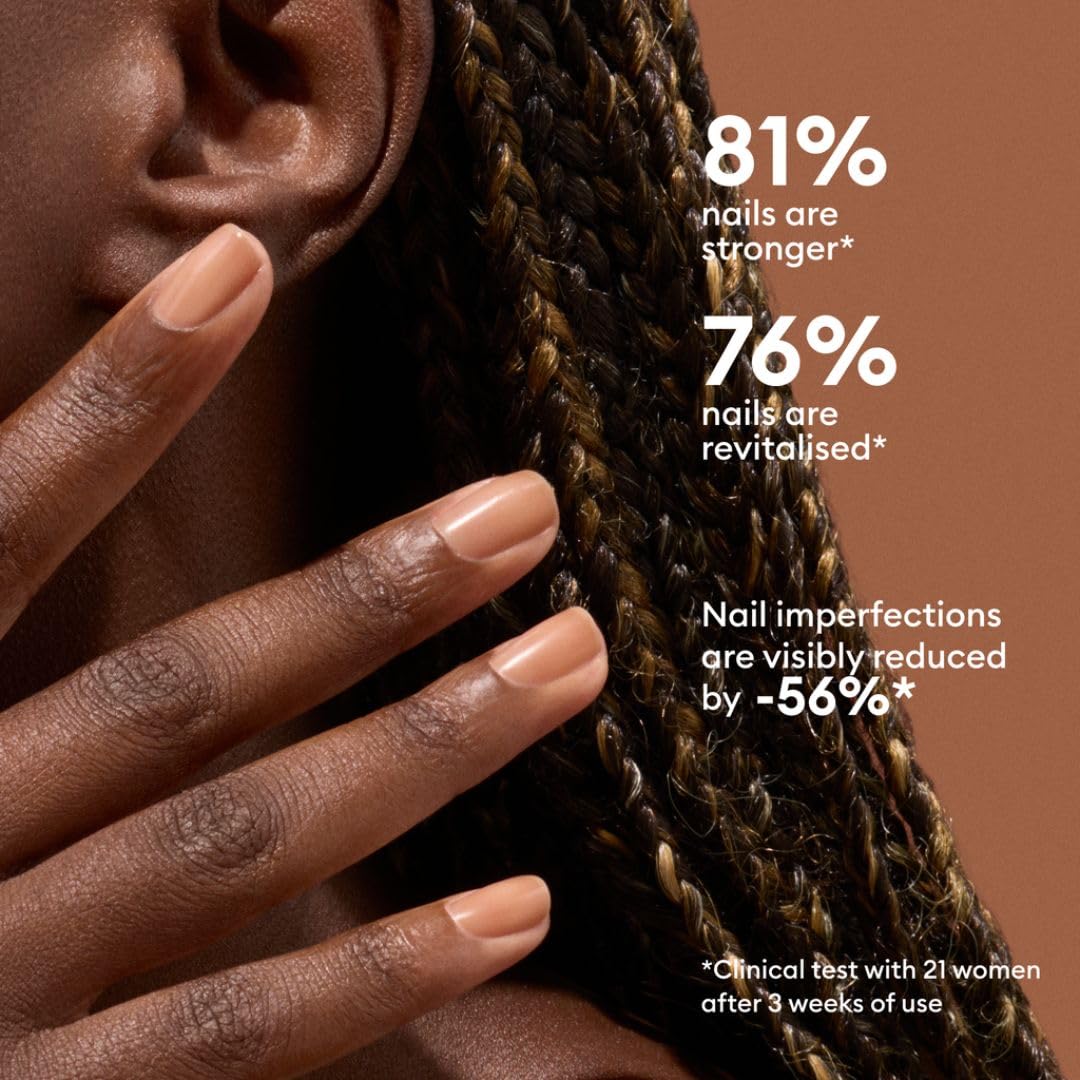 Manucurist Active Smooth™ 03 Nail Concealer Polish & Care - 2 in 1 Nude Nail Polish : Nail Strengthener and Growth - Nail Concealer - Ridge Filler for Nails - Natural Nail Polish - Bronze Finish-Velvo Beauty