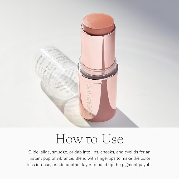 Josie Maran 3-Piece Color Makeup Kit - Argan Oil-Based Makeup Balm for Lips, Cheeks and Eyes, Hyaluronic Acid Lip Plumper & Argan Black Mascara (3 Piece Set)-Velvo Beauty