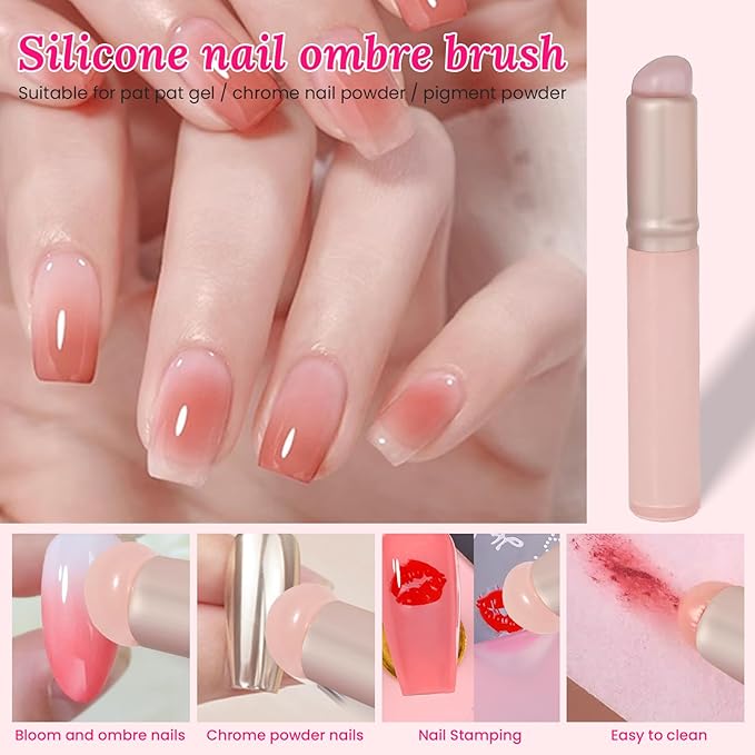 39 PCS Nail Art Brushes Set,Nail Art 3D Sculpting Pen Dotting Tools,Ombre Silicone Brush,Liner Brushes,Acrylic Brushes,Nail Art Palette with Gel Mixing Rod,Nail Design Kit for Home Diy & Salon-Velvo Beauty